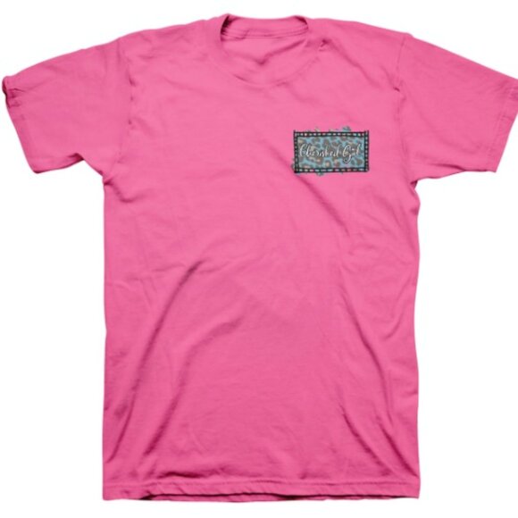 Kerusso Cherished Girl Leopard Cross Adult Woman's T-Shirt - New - Picture 2 of 4